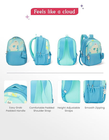 Genie Sketch Laptop Backpack For Girls|19 Inch-40 Litres
