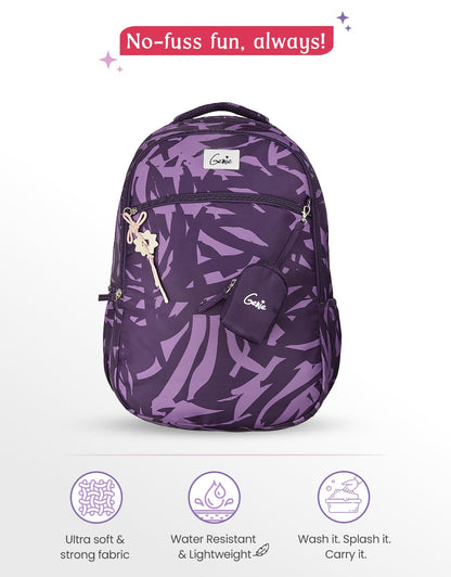 Genie Velora Backpack For Girls |19 Inch-40 Litres