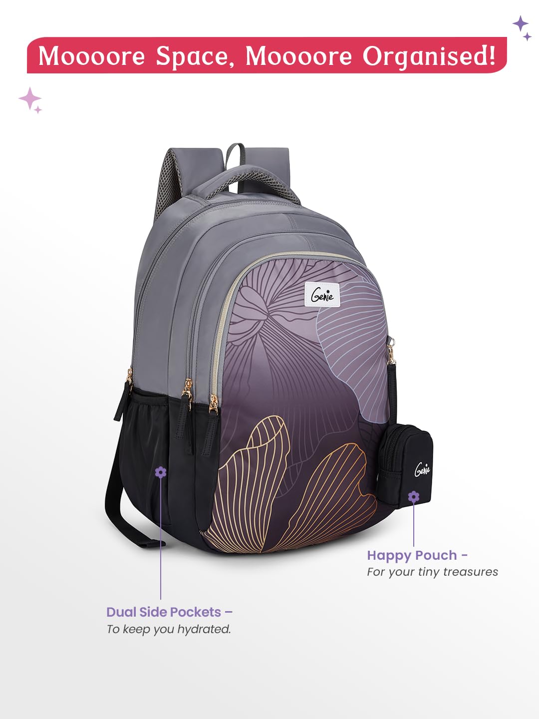 Genie Emberlit  Laptop Backpack  For Girls |19 Inch- 36 L