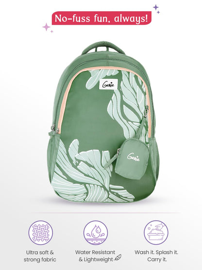 Genie Mira Backpack For Girls |19 Inch-36 Litres