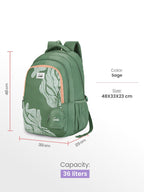 Genie Mira Backpack For Girls |19 Inch-36 Litres