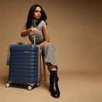 Uppercase Striker Medium TSA Lock & Anti-Theft Zippers Hardsided Trolley Bag Check-in Suitcase 8 Wheels