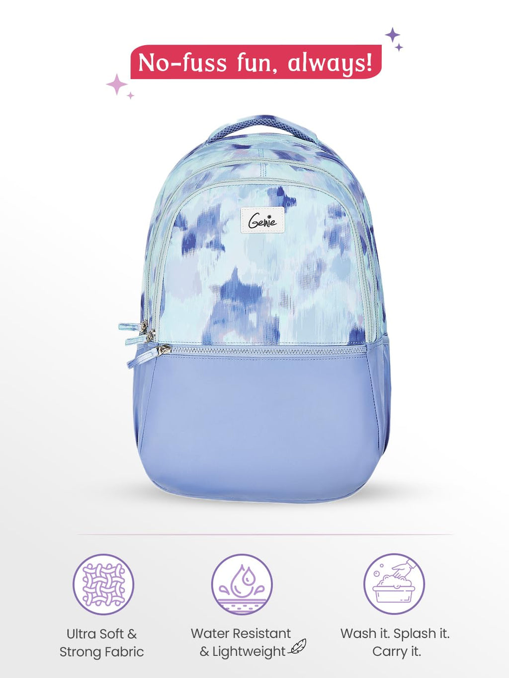 Genie Serena Backpack For Girls |19 Inch-36 Litres