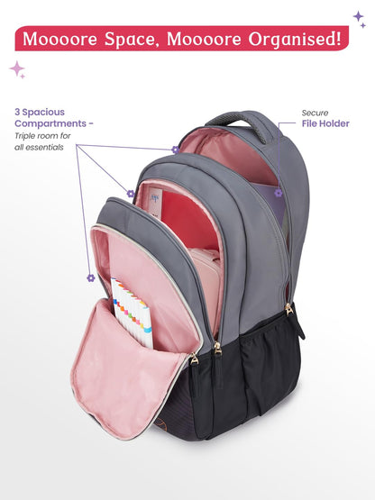 Genie Emberlit  Laptop Backpack  For Girls |19 Inch- 36 L