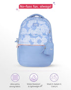 Genie Quilsy Backpack For Girls |19 Inch-40 Litres