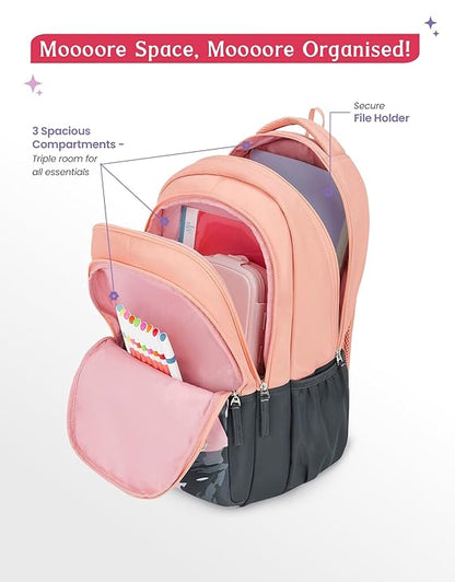 Genie 36 L Nightfern Backpack For Girls |19 Inch - Blue