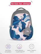 Genie 36 L Nightfern Backpack For Girls |19 Inch - Blue