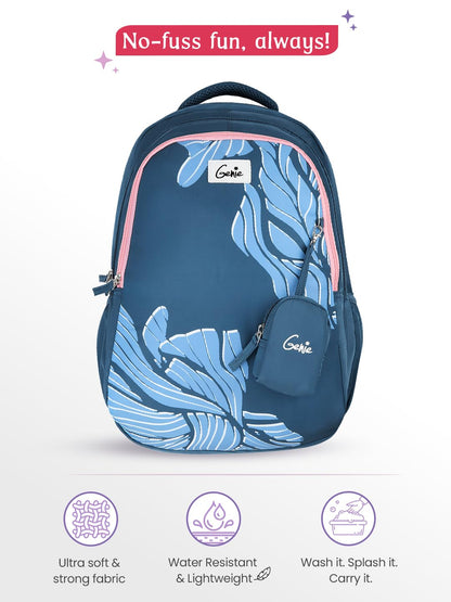 Genie Mira Backpack For Girls |19 Inch-36 Litres