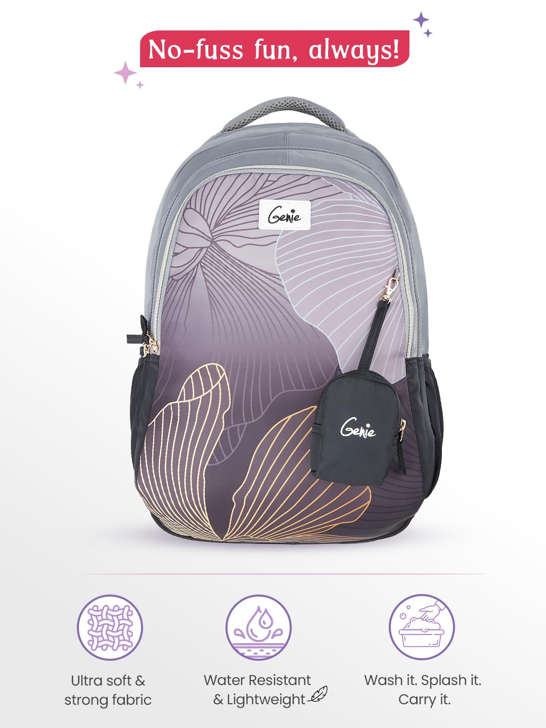 Genie Emberlit  Laptop Backpack  For Girls |19 Inch- 36 L