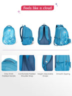 Genie Seabloom Backpack For Girls |19 Inch - 36 L