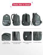Genie 40 L Marilit Laptop  School Backpack For Girls |19 Inch - Grey