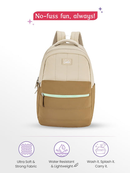 Genie Marshmellow Backpack For Girls |19 Inch-36 Litres