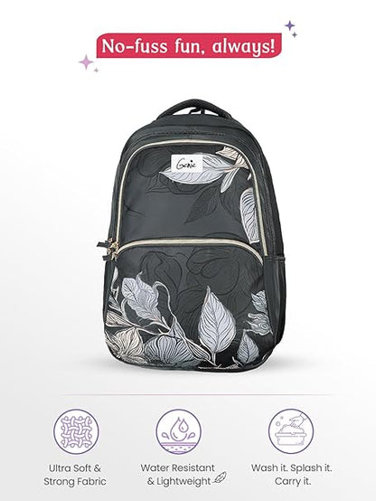 Genie Canopy School Backpack For Girls |19 Inch-36 Litres