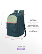 Genie Twist Backpack For Girls |19 Inch-40 Litres