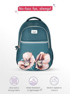 Genie Evepetal Laptop Backpack  For Girls |19 Inch-36 L