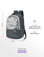 Genie Petone Backpack For Girls |19 Inch-40 Litres