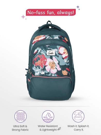 Genie Diasora  Laptop School Backpack For Girls |19 Inch -36 L