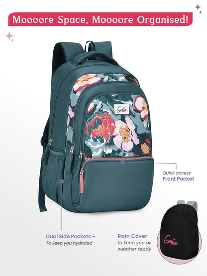 Genie Diasora  Laptop School Backpack For Girls |19 Inch -36 L