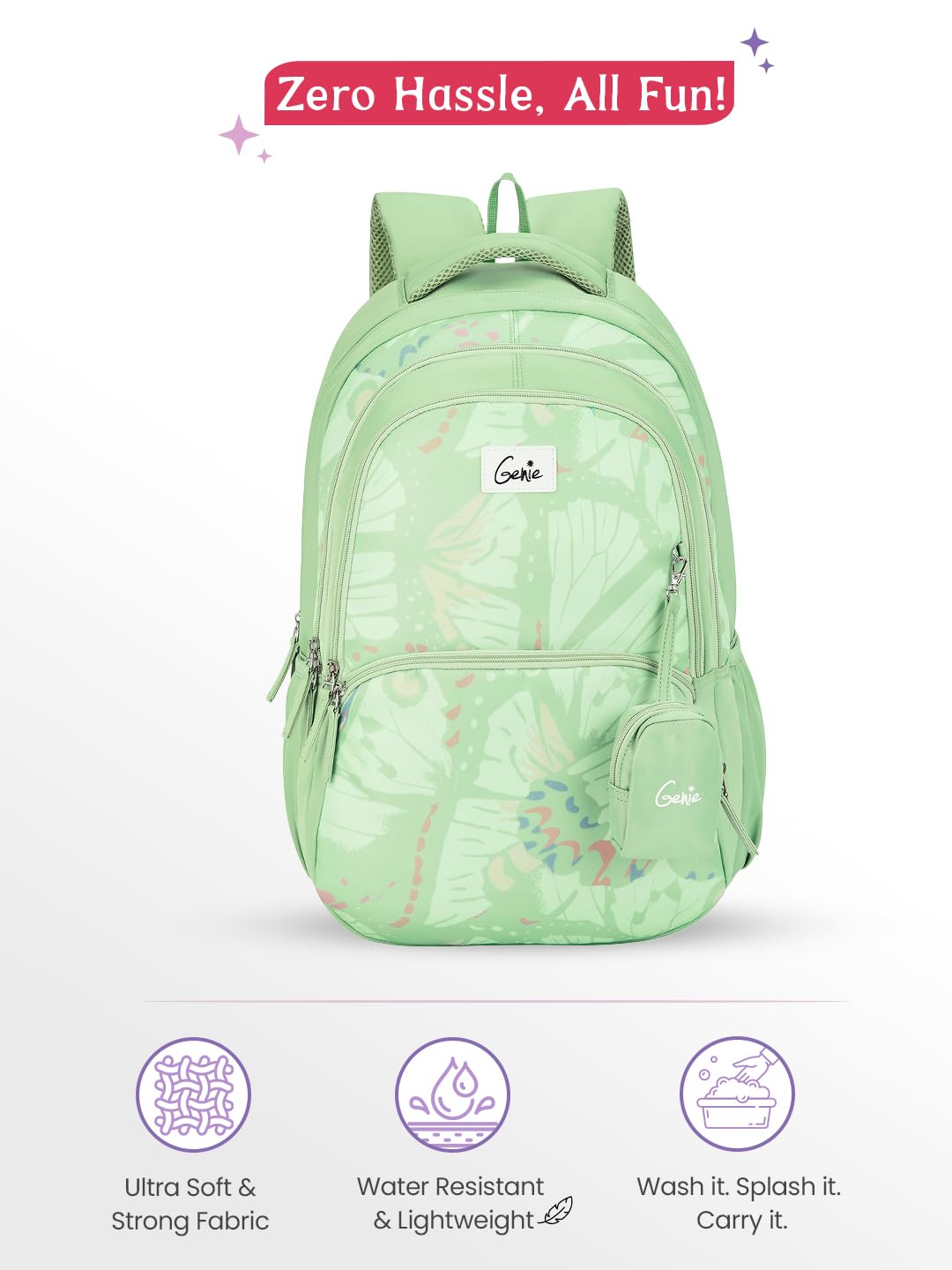 Genie  Morphi Laptop School Backpack  For Girls |19 Inch-36 L