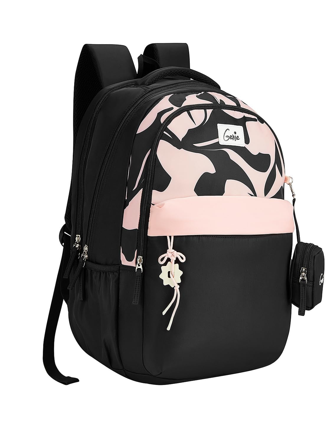 Genie Alba  40 L Laptop Backpack  For Girls |19 Inch - Black