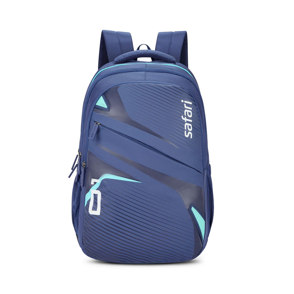 blue laptop backpack trolley sleeve SAFARI Aura 3 Antitheft ,Trolley Sleeve & Laptop Backpack -37 L – Dhariwal Bags