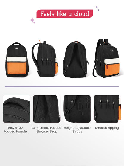 Genie Snuggle  Backpack For Girls |19 Inch-36 Litres