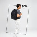 Gear Aspire 19”/30L Laptop Backpack | Casual Backpack | Travel Backpack | College Bag For Men/Women (Black)