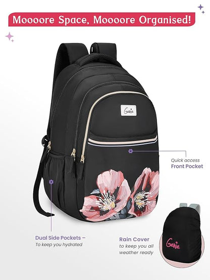 Genie Evepetal Laptop Backpack  For Girls |19 Inch-36 L