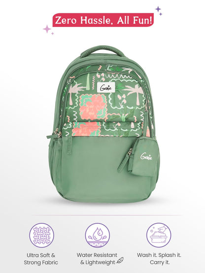 Genie Mirana Backpack For Girls |19 Inch-36 Litres