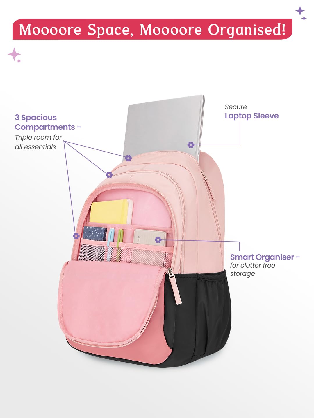 Genie 36 L Vibecheck Laptop Backpack |19 Inch - Ash Green