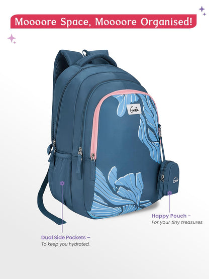 Genie Mira Backpack For Girls |19 Inch-36 Litres