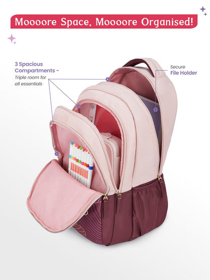 Genie Emberlit  Laptop Backpack  For Girls |19 Inch- 36 L