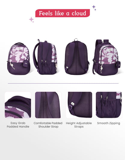 Genie Petone Backpack For Girls |19 Inch-40 Litres