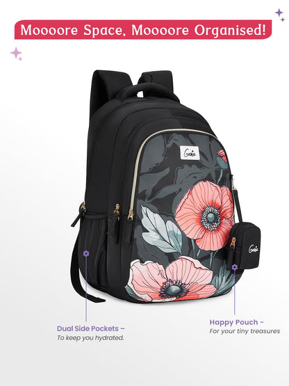 Genie Aurela Backpack For Girls |19 Inch-36 Litres