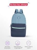 Genie Marshmellow Backpack For Girls |19 Inch-36 Litres
