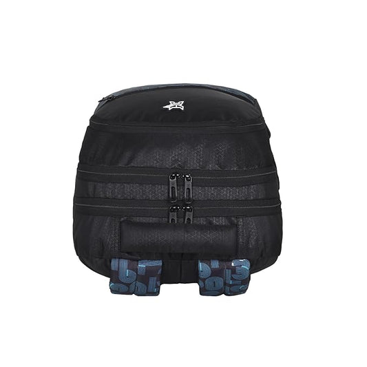 Arctic Fox Quantum  School Backpack for Boys and Girls -  33 Liters (BLACK)