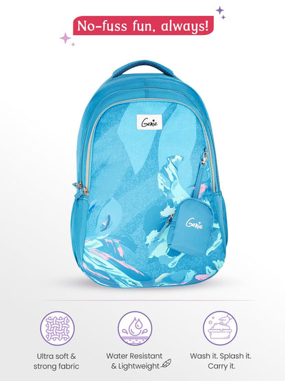 Genie Seabloom Backpack For Girls |19 Inch - 36 L