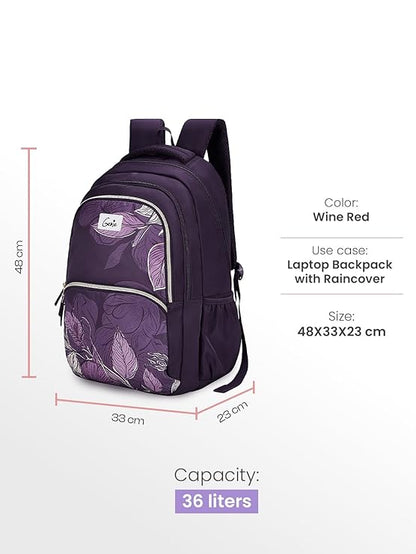 Genie Canopy School Backpack For Girls |19 Inch-36 Litres