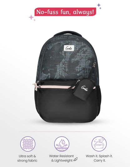 Genie Nora Backpack For Girls |19 Inch-40 Litres