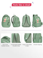 Genie Mirana Backpack For Girls |19 Inch-36 Litres