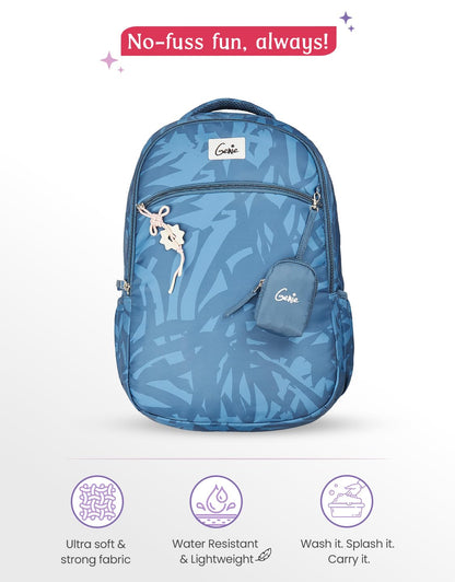 Genie Velora Backpack For Girls |19 Inch-40 Litres