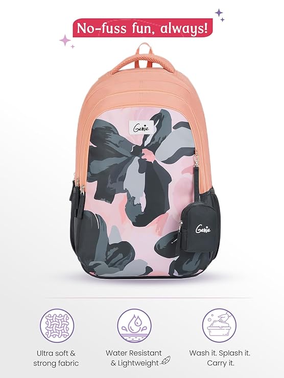 Genie 36 L Nightfern Backpack For Girls |19 Inch - Blue