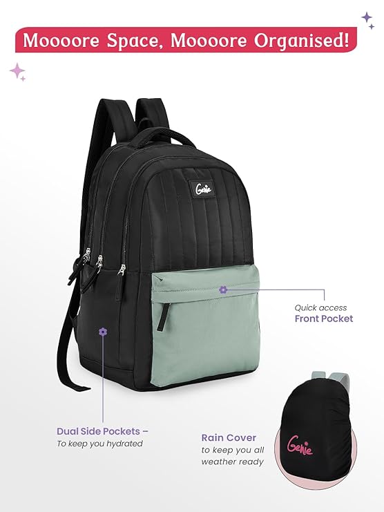 Genie Quillet  Laptop Backpack  For Girls |19 Inch-36 L