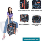 Uppercase Cyber Punk Medium Check in 66cm Combination Lock Hard Trolley