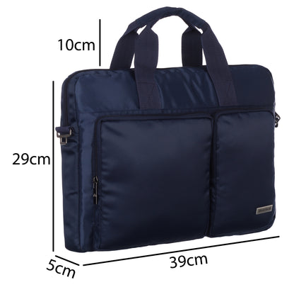 File Messenger Bag 16 Inch Brown Faux Leather Office Bag | Laptop Bag for Men EB-620