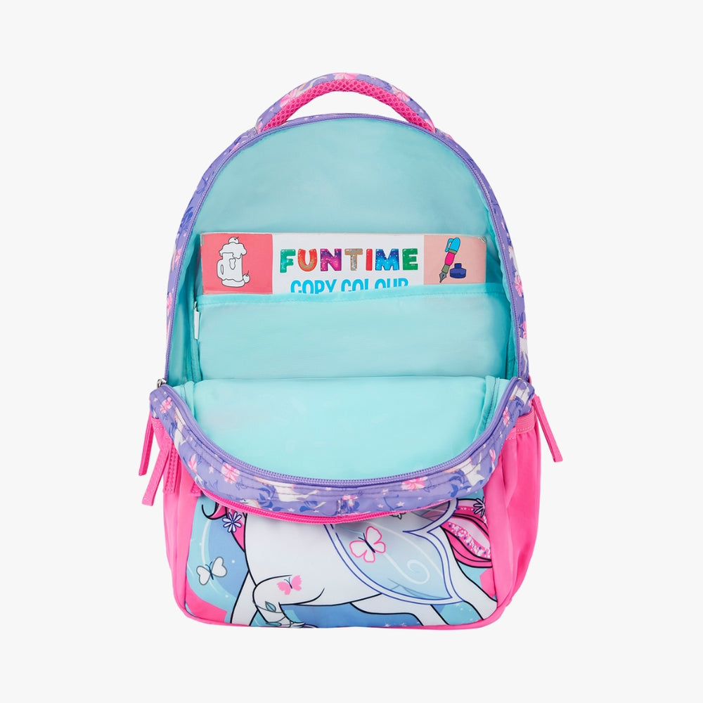 Genie Magic Unicorn Small Backpack for Kids - With Comfortable Padding