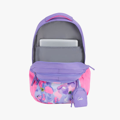 Genie Waterlily 36L  School Backpack With Premium Fabric