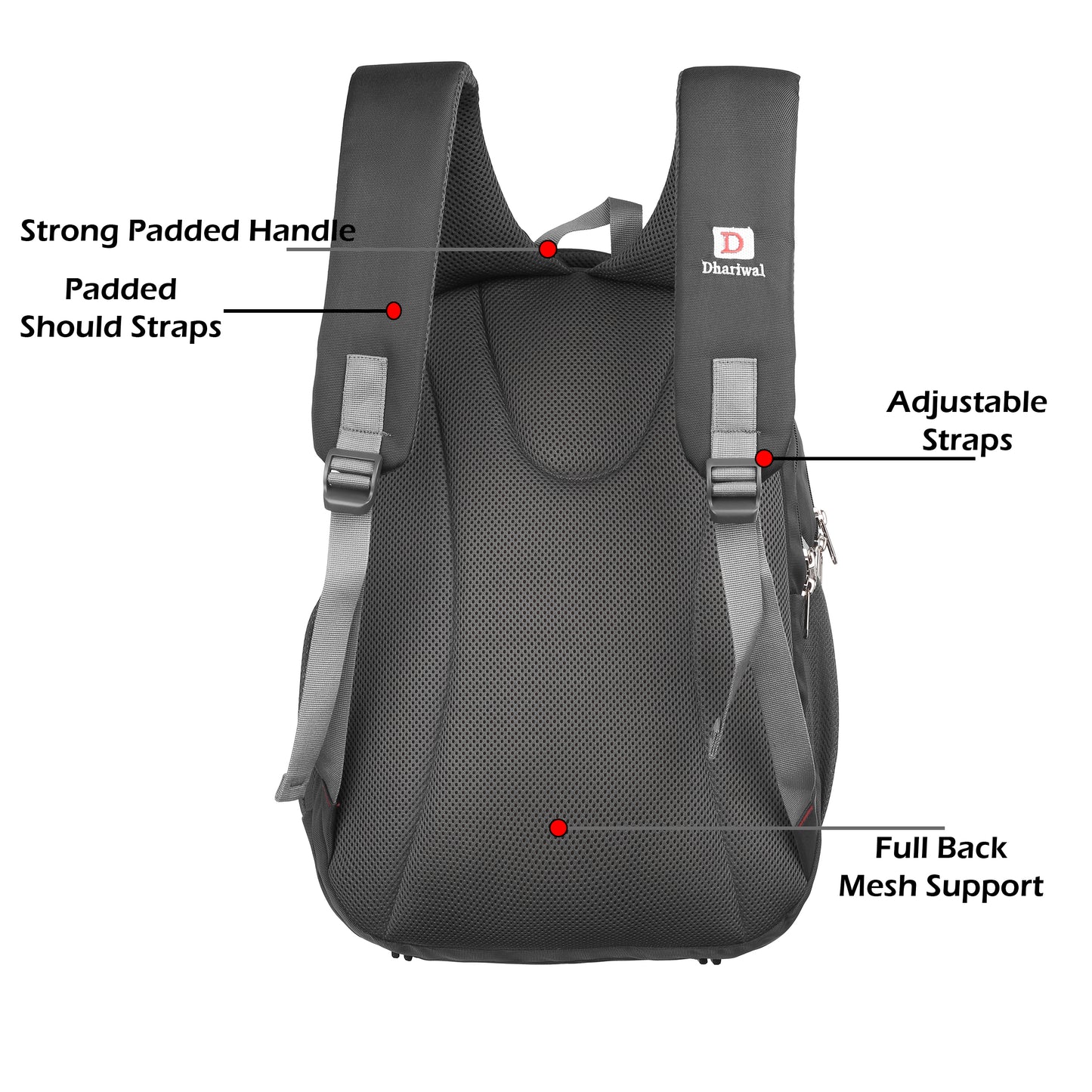 Dhariwal Backpack for Men & Women | Office, Travel, School, College bag| 45L  BP-232