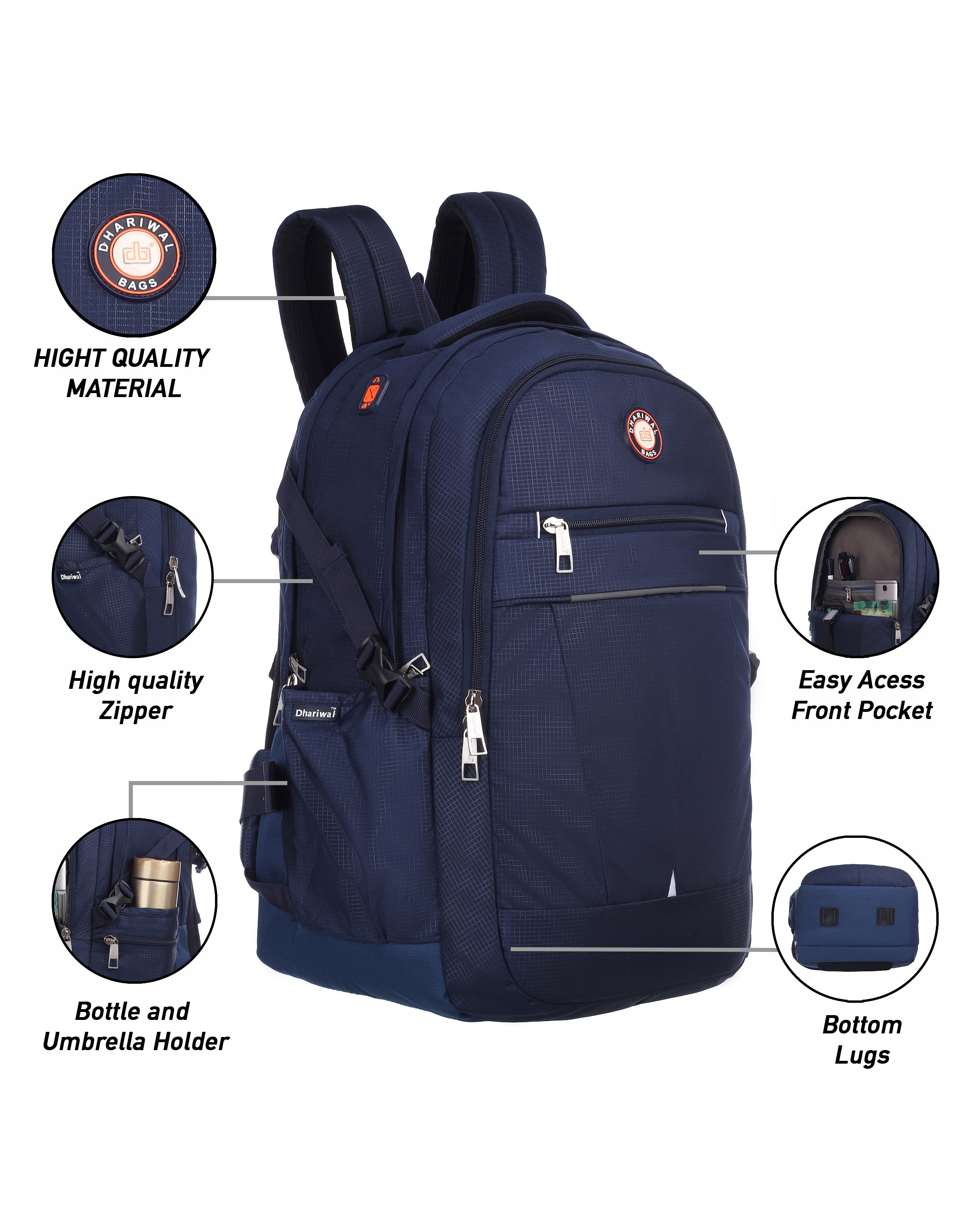 Dhariwal Large 62 L Backpack Travel & Trekking / Daily Use Bag For Men & Women TRK-26361