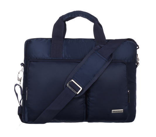 File Messenger Bag 16 Inch Brown Faux Leather Office Bag | Laptop Bag for Men EB-620